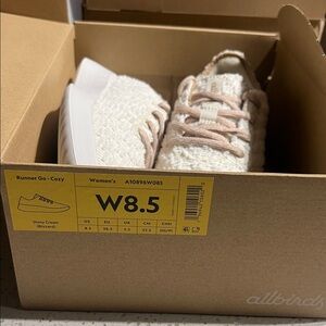 Allbirds Kids Sneakers in Cream and Tan